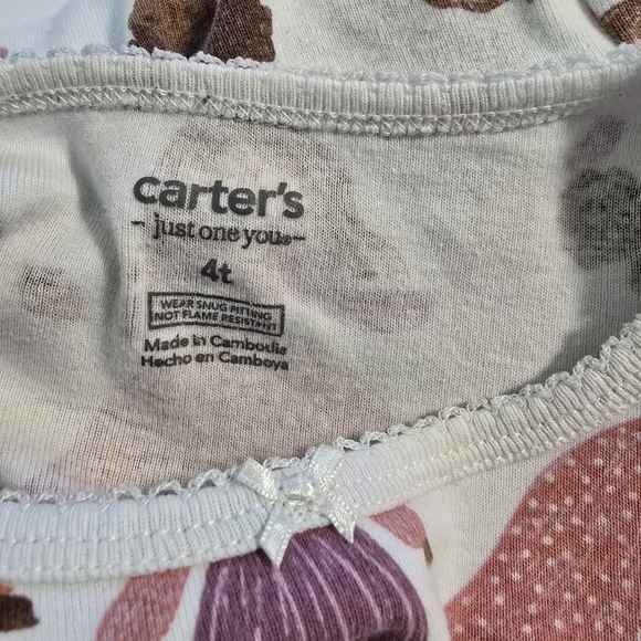 Just One You by Carter’s 4T Princesses and Horses 4-Piece Print Pajama Set - Picture 7 of 13